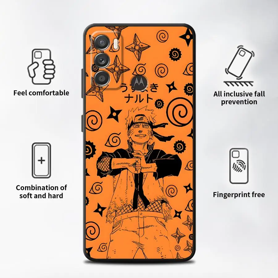 Capa de telefone macia preta para motorola mot g22 edge40 g60 g53 g30 g50 g51 g73 g52 g71 edge 20 pro 30 lite g32 g60s g31 legal