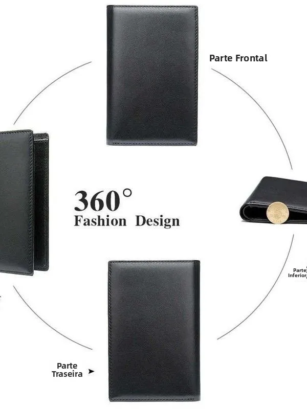 genuine-leather-business-wallet-multi-card-slot-passport-holder-men's-coin-purse-top-layer-cowhide-selective-new-style