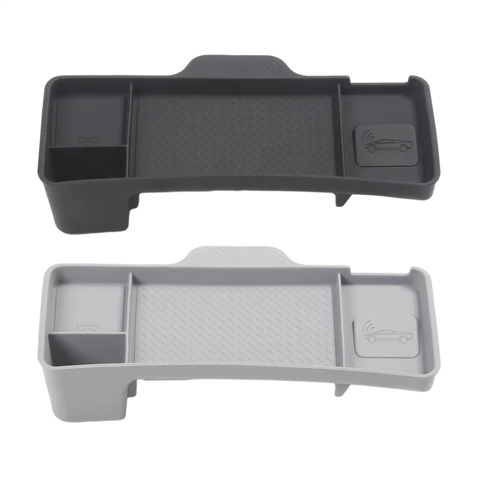 Center Organizer Easy Installation Durable Anti Slip Silicone etc Tray Dashboard Box for Model 3 Accessories