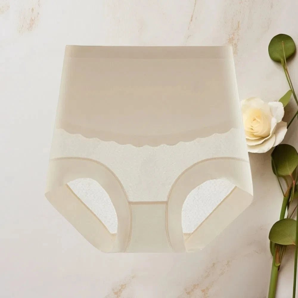 

High Waist Panties Postpartum Body Shaper Large Size Shapewear Seamless Underpants Belly Contracting Cotton Crotch