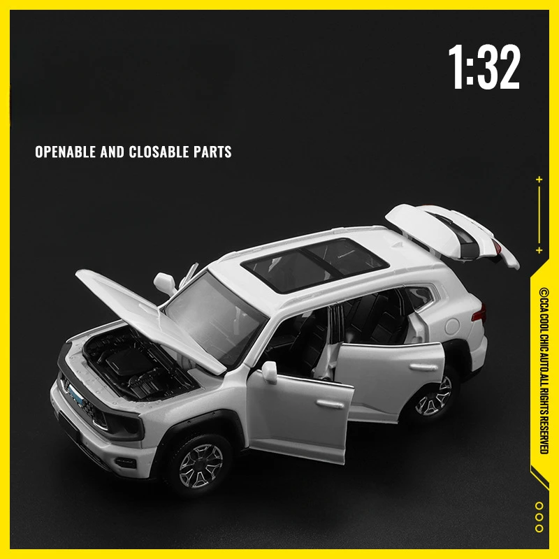 CCA 1:32 هافال B16 الجيل الثاني دارجو سبيكة سيارة نموذج الصوت والضوء التراجع محاكاة نموذج سيارة لعبة الأطفال الصبي هدية #2