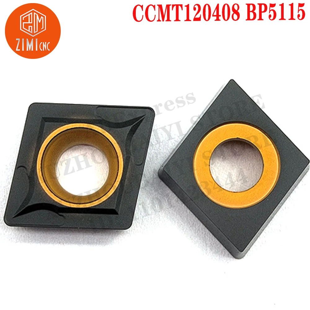 CCMT120408 BP5115 أدوات الخراطة الخارجية إدراج كربيد CCMT 120408 إدراج كربيد خارجي أدوات CNC مخرطة معدنية ميكانيكية