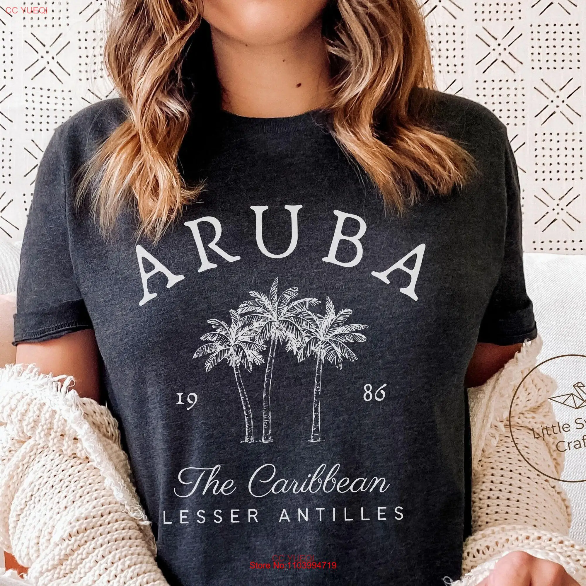 Aruba T Shirt The Caribbean  long or short sleeves