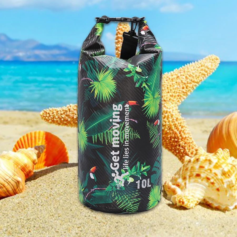 High-capacity  Dry Beach Swimming Bag,Multifunctional Waterproof Outdoor Travel Floating Kayaking Sailing Backpack for Women Men