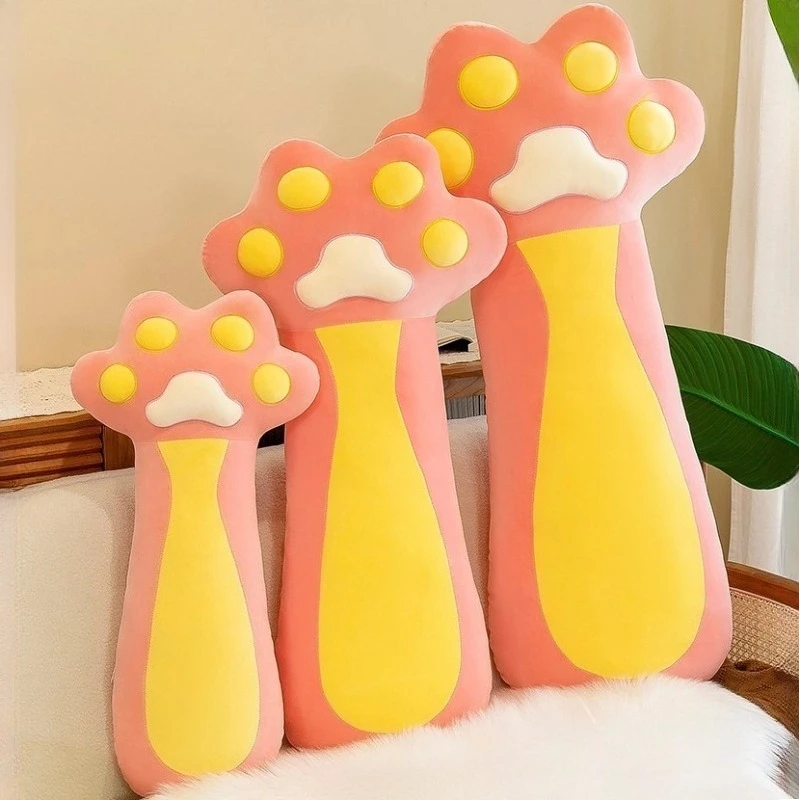 Large Cute Paw Shape Plush Pillow Soft Hugging Cushion Stuffed Cute Toys Sleeping Sofa Bed Decor for Kids Girls Birthday Gift