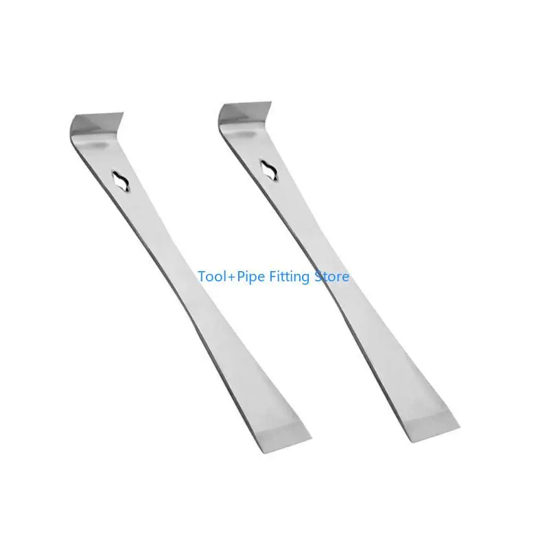 F92B 2Pcs Beekeeping Equipment Hives Scraper Tool Durable Steel Crowbars