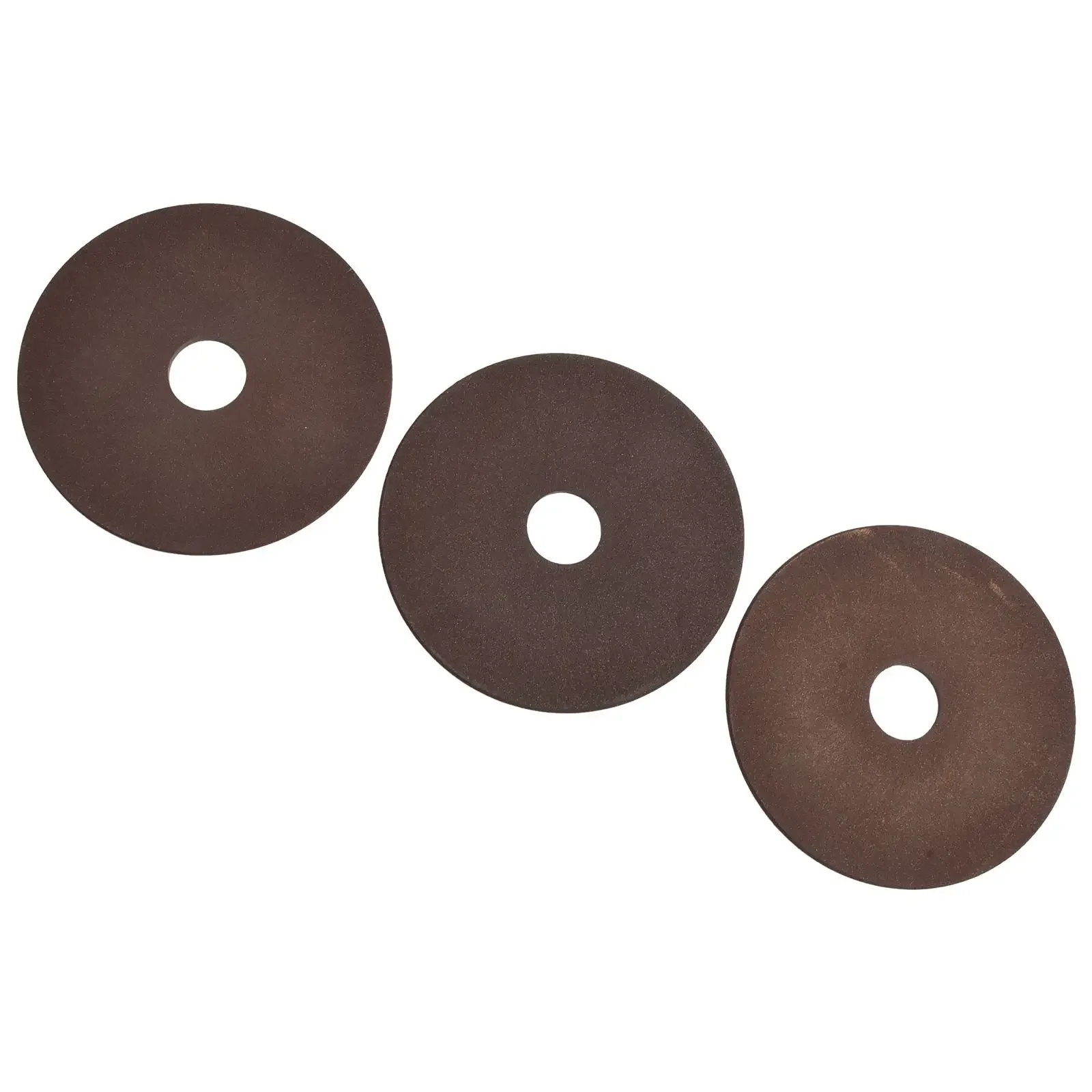 

Grinding Wheel Disc Pad for Chainsaw Sharpener Grinder, 3pcs Set, Fits 3/8 & 404 Chain, Polishes & Cuts Chains, Brown