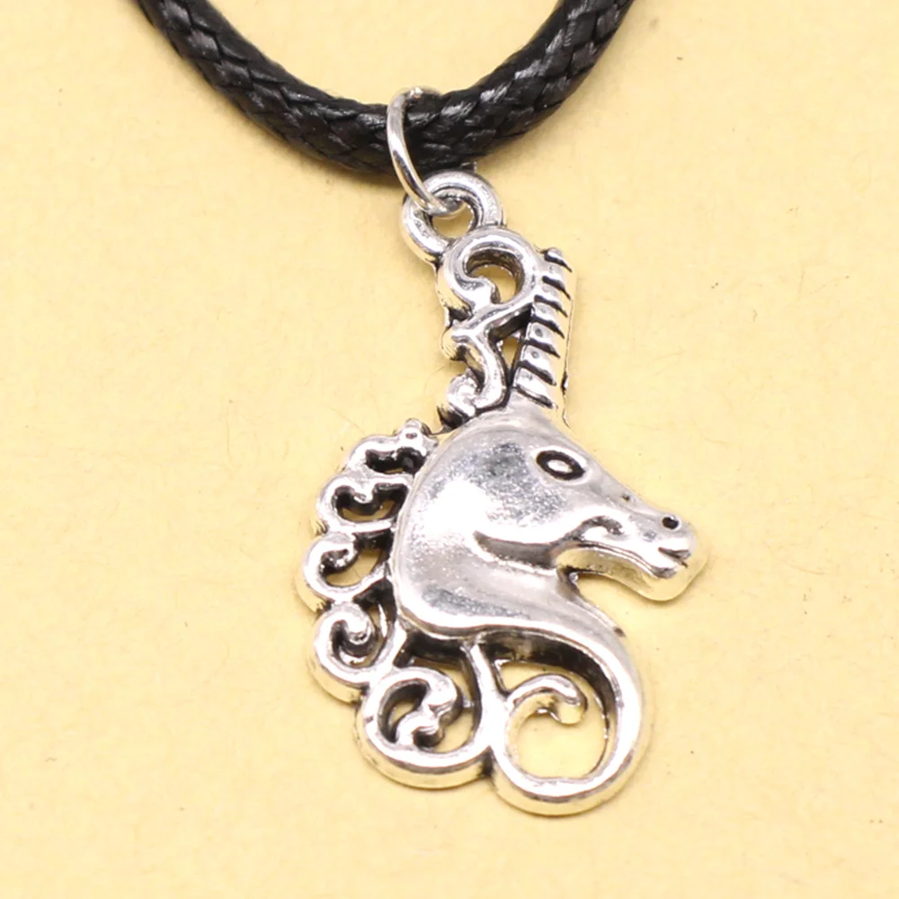 1 Piece 16x26mm Unicorn Man Necklac Trendy Jewerly