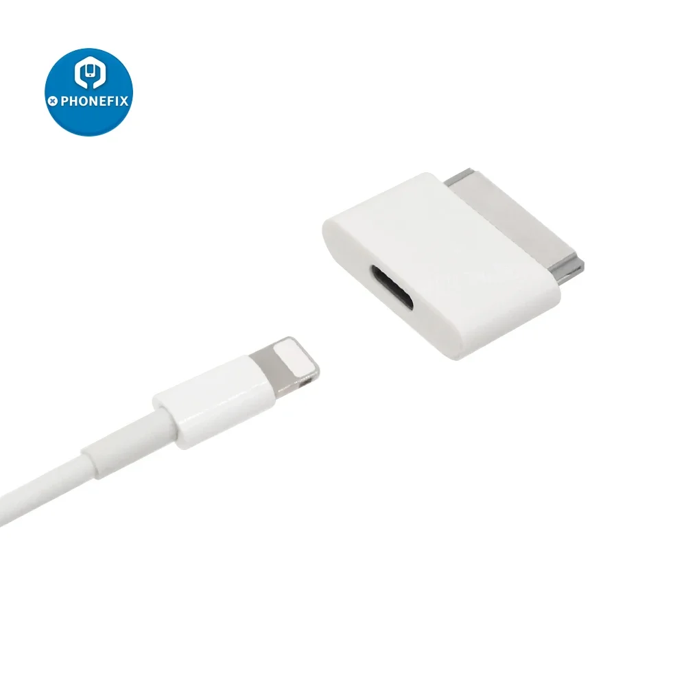 Переходник с разъема 8pin на 30pin Male для iPhone 4 4S iPad 2 3 iPad Touch 3 4 IOS адаптер для 8pin подключения кабеля lightning