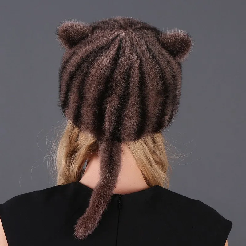 

Fur women's ear hat new style ear-protecting