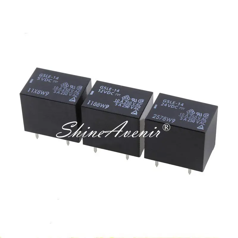 10PCS G5LE-14-5VDC G5LE-14-12VDC G5LE-14-24VDC DIP-5 New Original