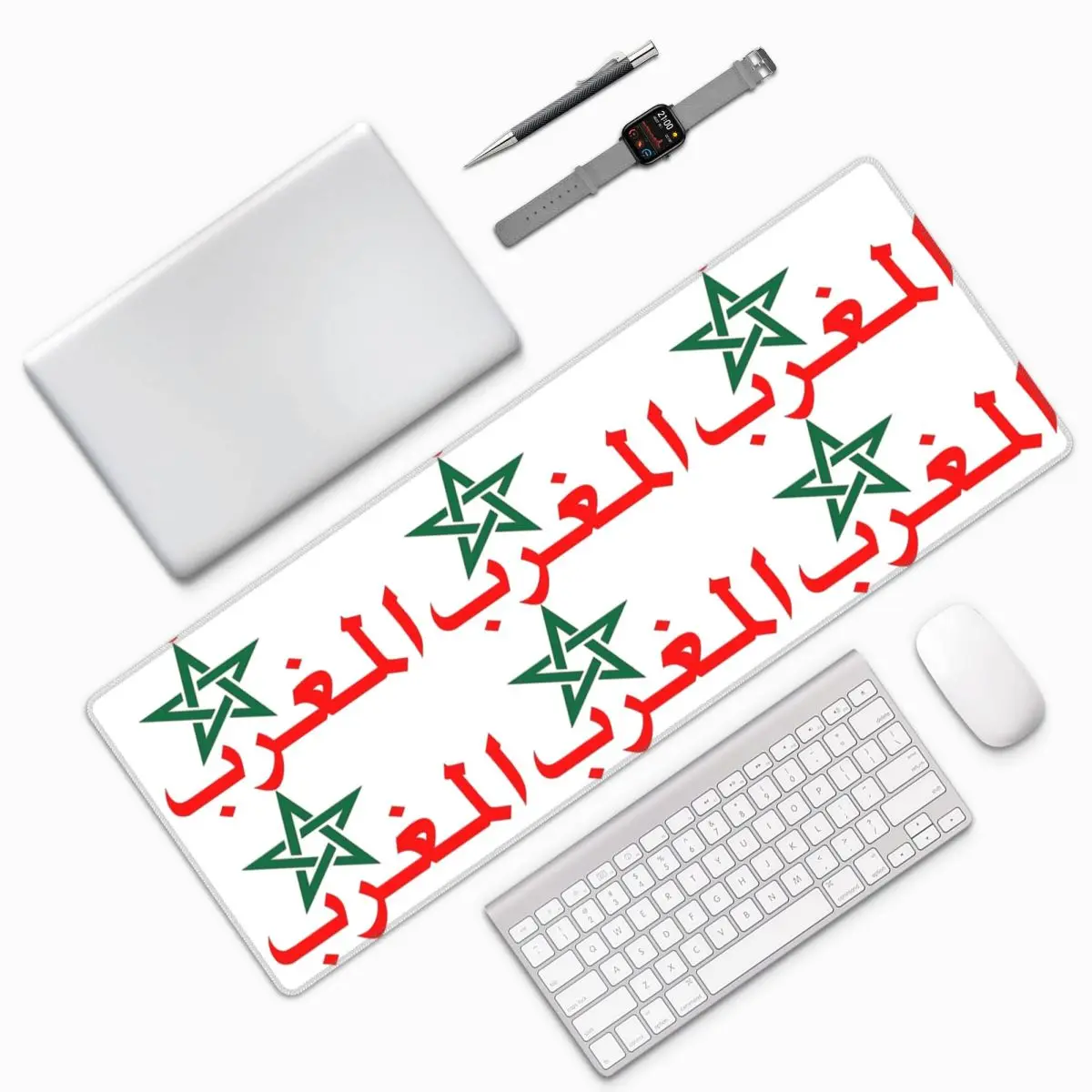 Morocco Maroc Large Mouse Pad Computer Keyboard Mouse Mat Gamer PC Laptop Desk Mat Office Accessories Table Mats