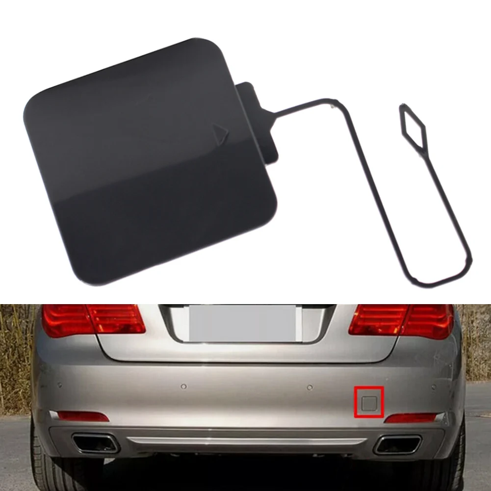 Car Rear Bumper Tow Hook Eye Cover 51127209925 For BMW 7 Series F01 F02 2009 2010 2011 2012 Primer ABS Plastic
