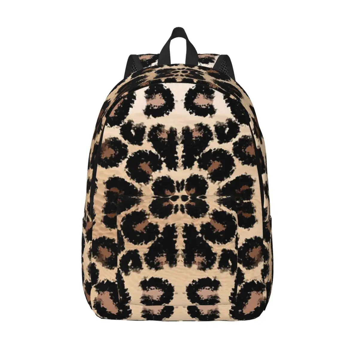 Cheetah Pattern Leopard Texture Print Student Backpack School Bag Travel Daypack for Boys Girls Fashion Bookbag Shoulder Bags