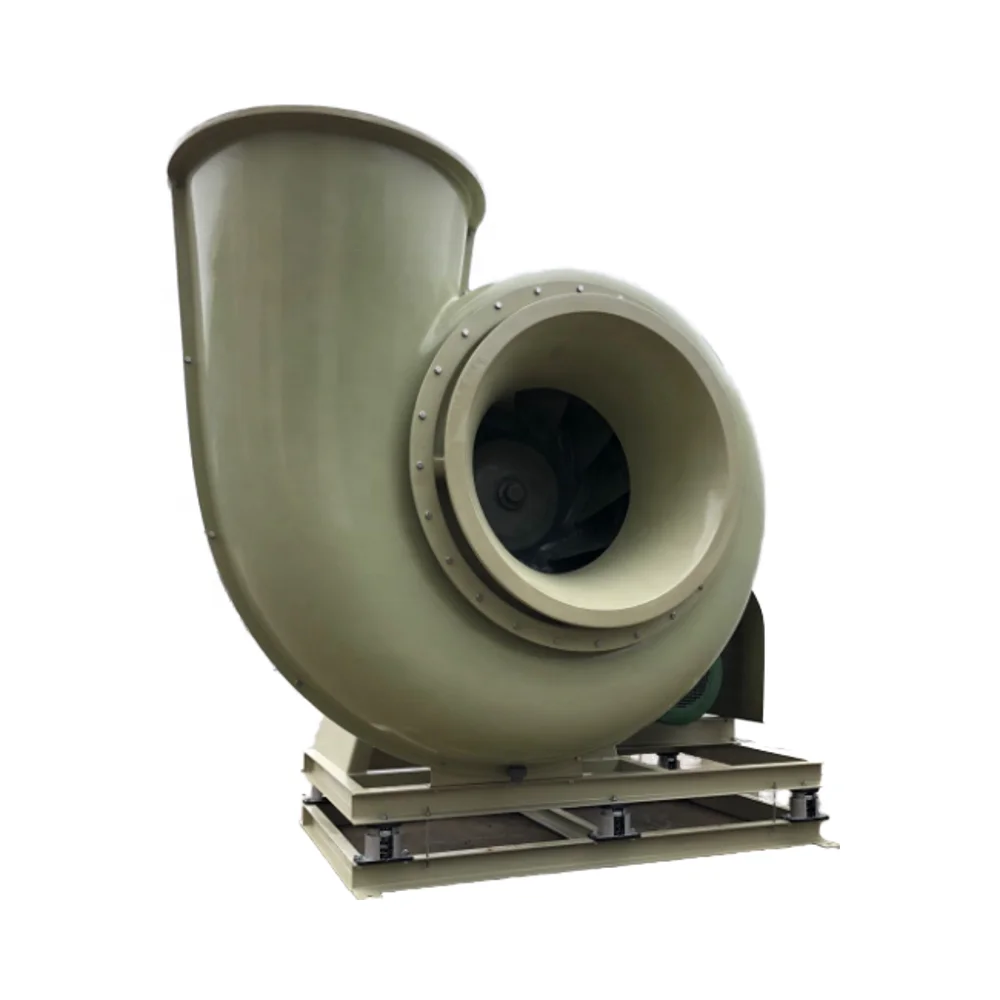 Anti-Corrosion Industrial High-Pressure Centrifugal Blower Extractor Fans 330W 1500m/h Fiberglass 50Hz AC