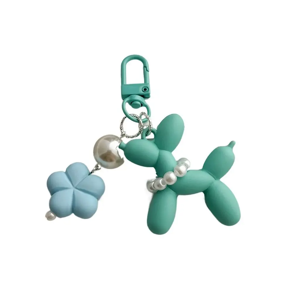 

Colorful Kawaii Dog Balloon Keychain Cute Acrylic Jelly Dog Key Chain ins Flower Puppy Keyring Hanging Accessory