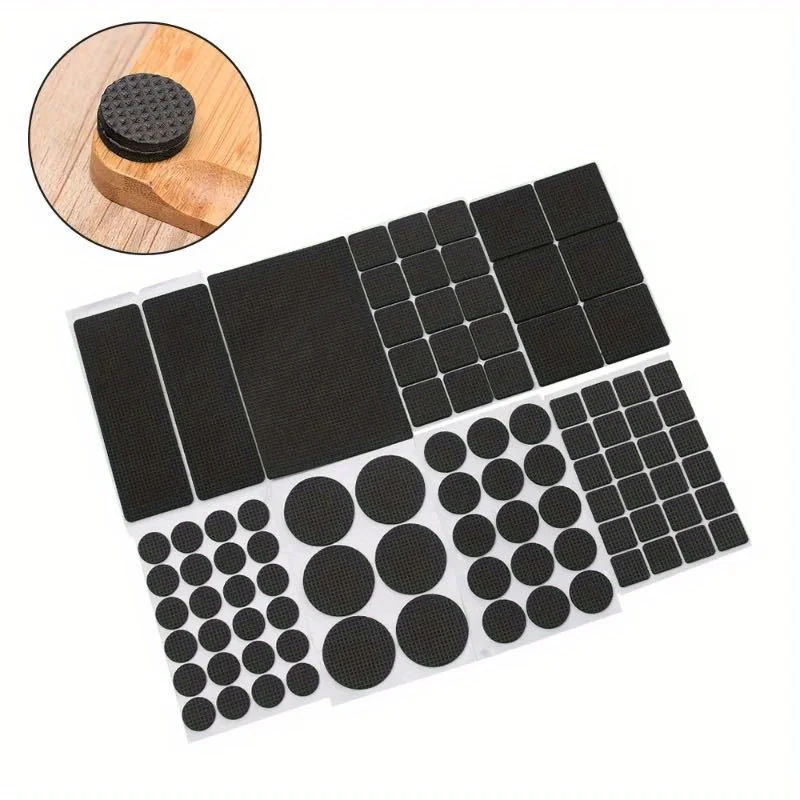 Furniture Pads, Adhesive Rubber DIY Furniture Feet Pad, Table Legs Stools, Chairs Mats, Table And Chair Foot Protec