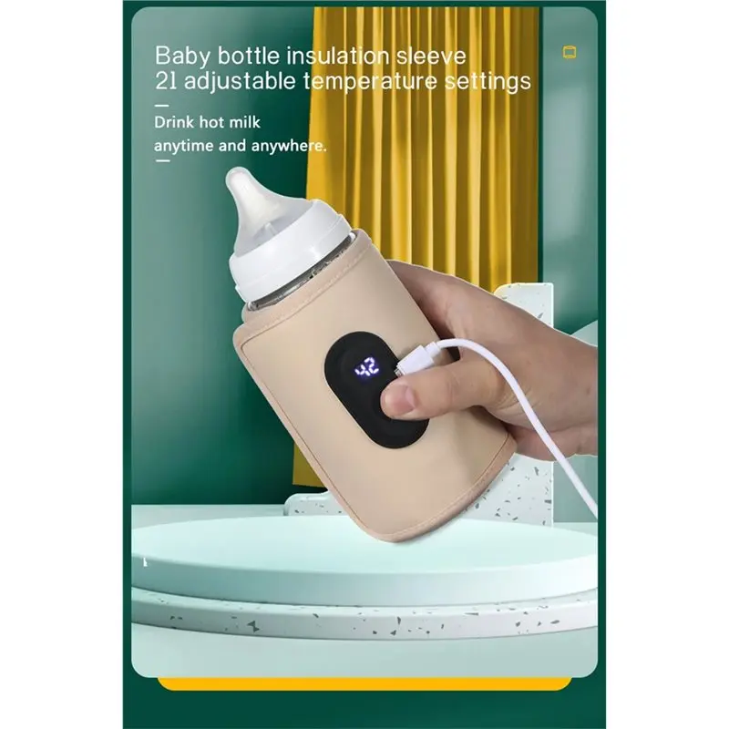 MACH-Portable USB For Car, Outdoor Travel Bottle Warmer Baby Milk Warmer, Baby Nursing Bottle Heater Accessories
