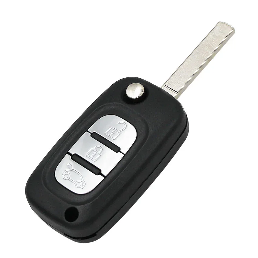 3 Buttons Folding Flip Remote Key Fob 433MHz with ID46 PCF7961 Chip for Renault Fluence Megane 3 Scenic 3