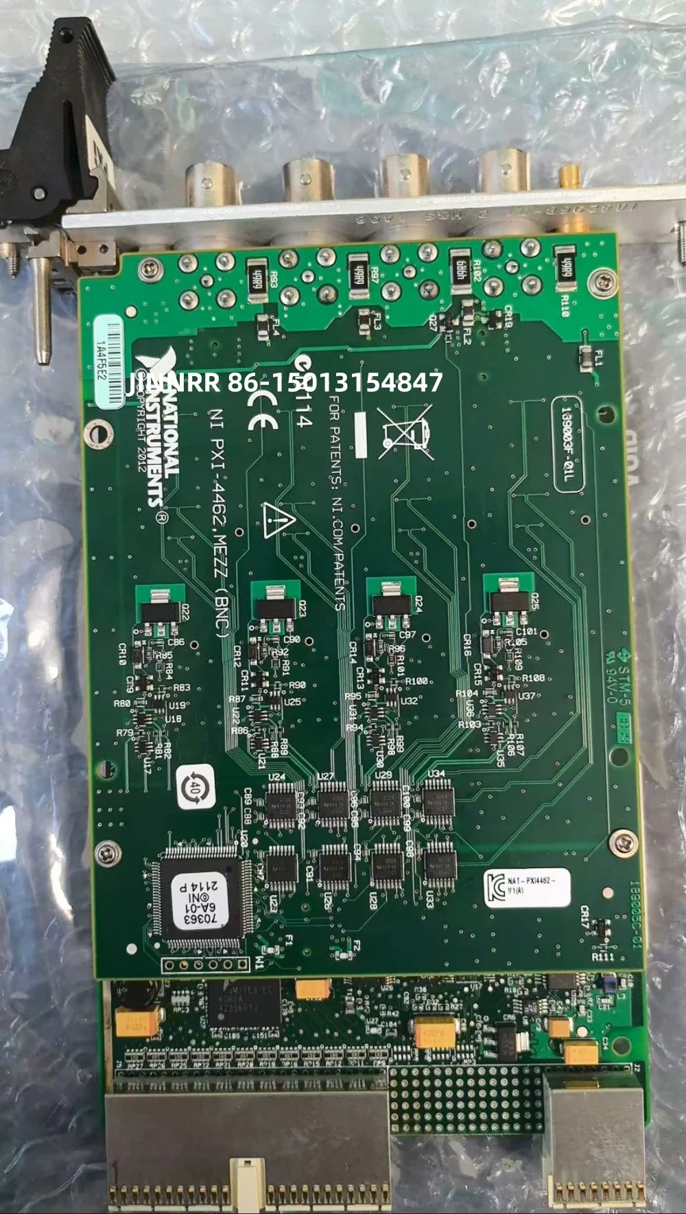Ni PXI-4462 779688-01のオリジナルの分解、動的信号アナライザー、24ビットデータ取得カード、回路基板