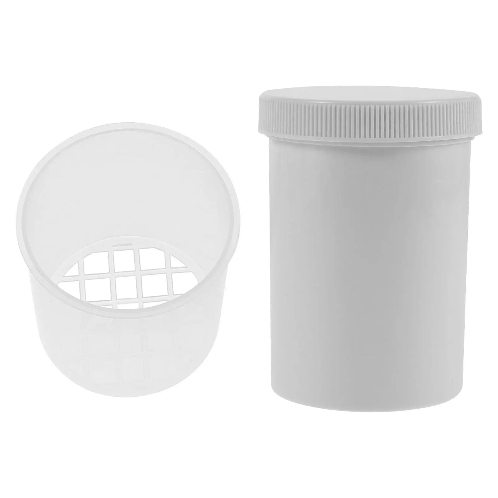 Hearing Aid Drying Box Plastic Dehumidifier Case White Square Hole Moisture Proof Protective Storage Portable Travel Ear Care
