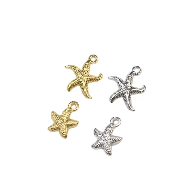 

5pcs Wholesale Stainless Steel High Quality Sea Women Finding Charms Pendant DIY Fashion Jewelry Necklace Vacuum Plate 2 Colors