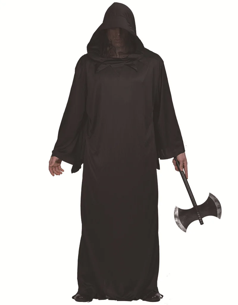 Halloween Bla Robe Krieger Cosplay Todes Terror Teufel Umhang Role-plang Erwachsene Prop Kleidung frauen Ethnische Bühne Kostüm