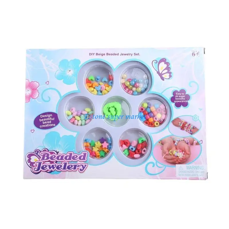 090B Haarband, Halskette, Armband und Ring, kreatives DIY-Set für ideale Weihnachts- und Geburtstagsgeschenke, Kunsthandwerk für