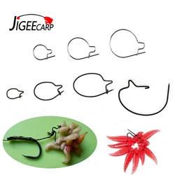 Clipe isca para pesca da carpa, anel, isca, isca, isca, boilie, pico, isca, gancho, equipamento de cabelo, 20pcs