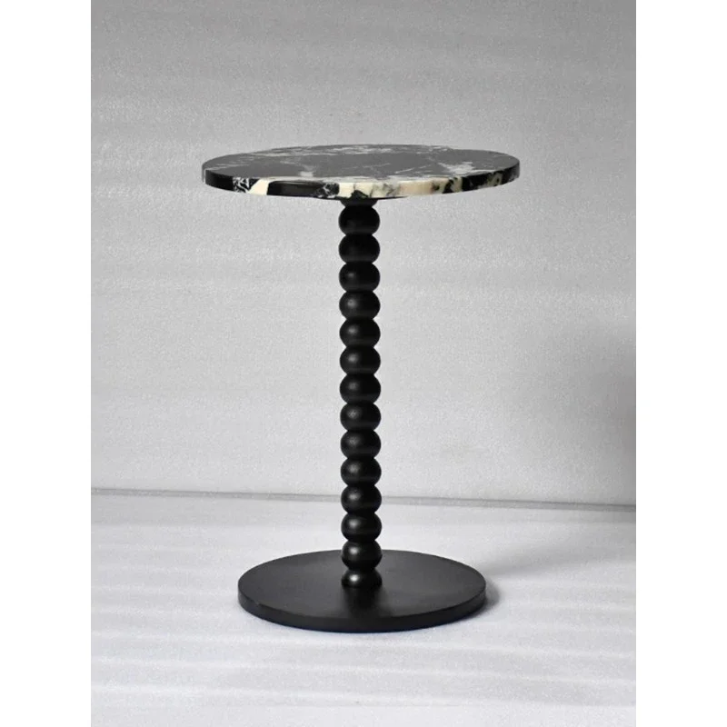 Marble, coffee table, sofa, table, small edge table combination, small round table bay window to drink tea