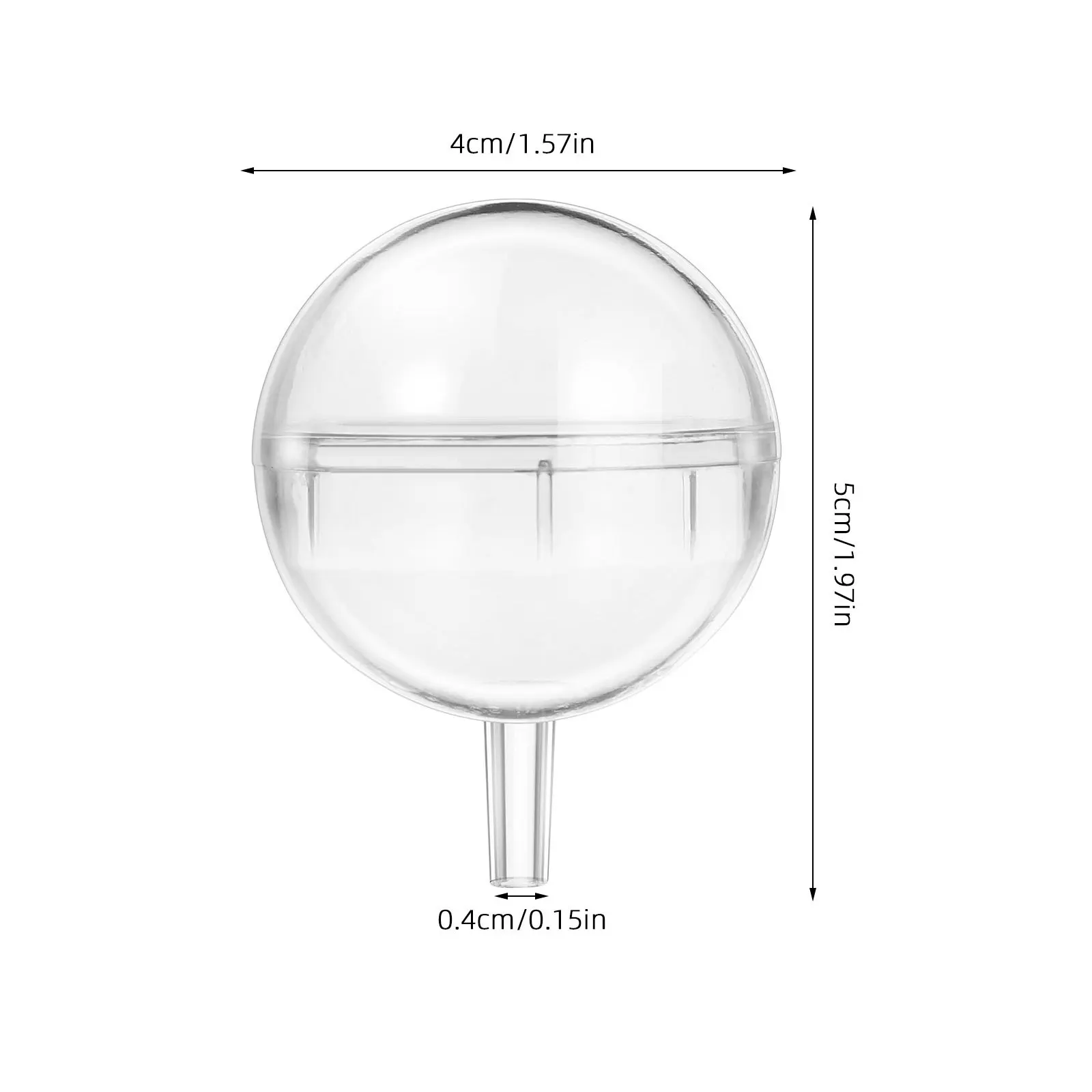 100Pcs Acrylic Chocolate Flower Holder with Lid Clear Candy Cup for Bouquet DIY Truffle Packaging Valentine's Day Gift