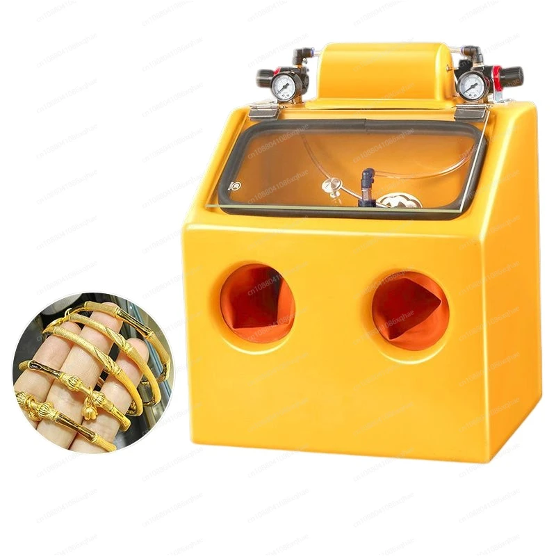 Ancient sandblasting machine, gold and silver ring bracelet matte surface processing equipment