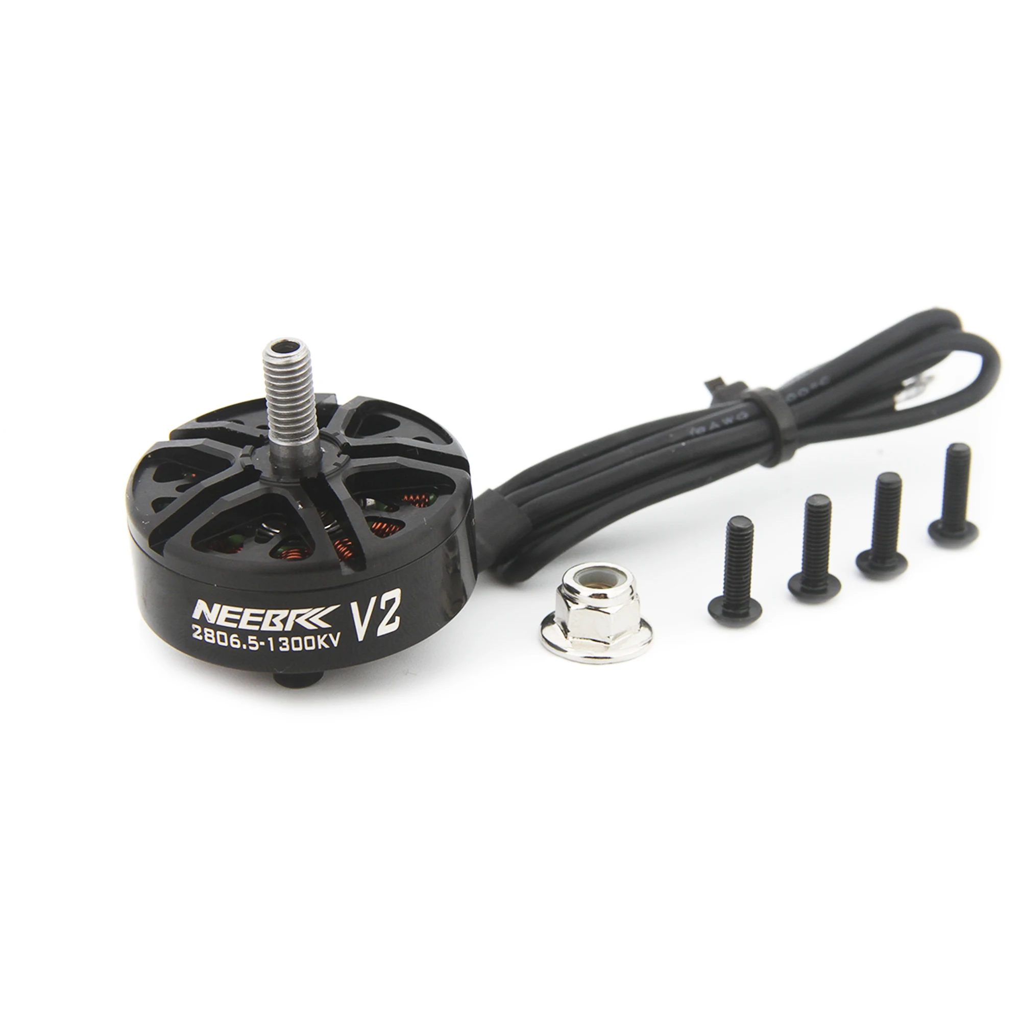 NEEBRC 1/2/4PCS 2806.5 1300KV V2 Outrunner Brushless Motor for RC FPV Racing Drone Fixed-wing APEX Mark4 Mark5 7040 Propellers