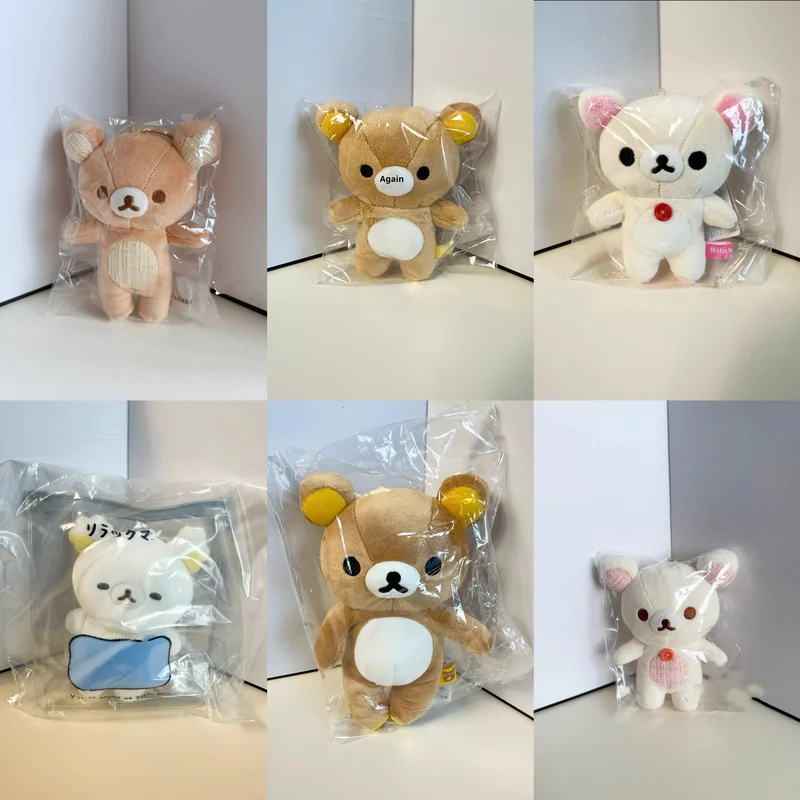 

Cute Japanese Genuine Rilakkuma Pendant Doll SS Size Standing Design for Toys And Hobbies Filled Animal Plush from Movies & TV