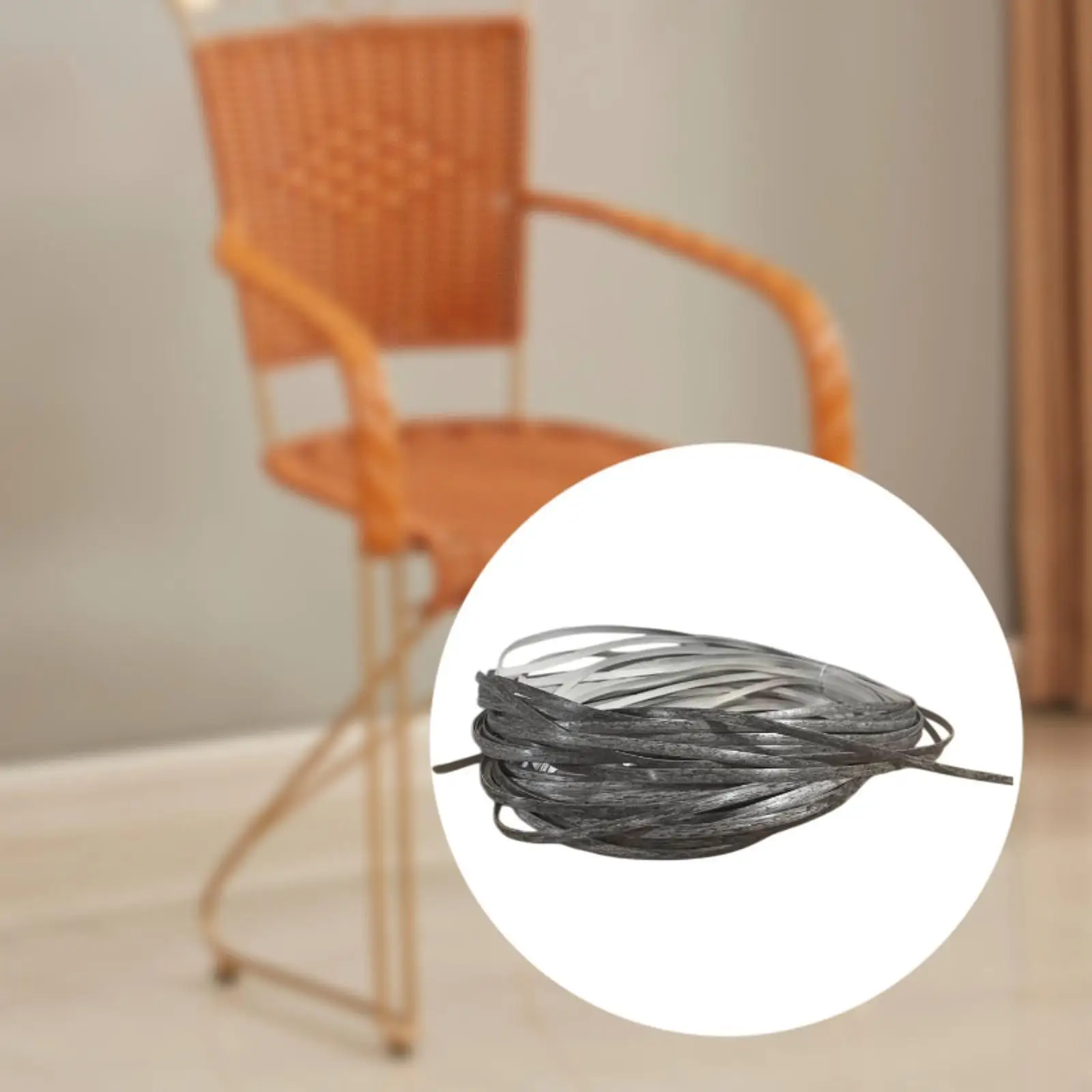 

Wicker Furniture Repair Material DIY, Replacement, Easy to Use, Pp Rattan Repair for Wicker Bench Table Chair recliner