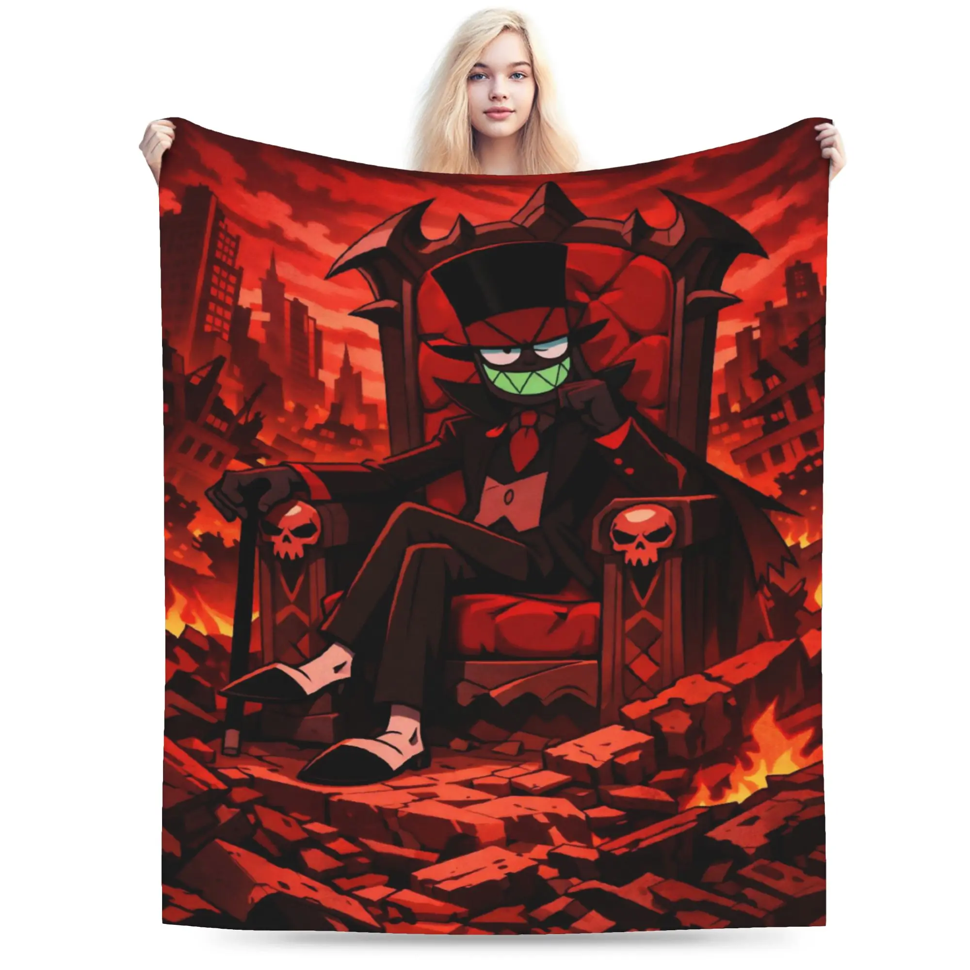 Villainous Comdy Blanket Super Soft Flannel Relax Gifts  Throw Blanket Plush Thin Quilt