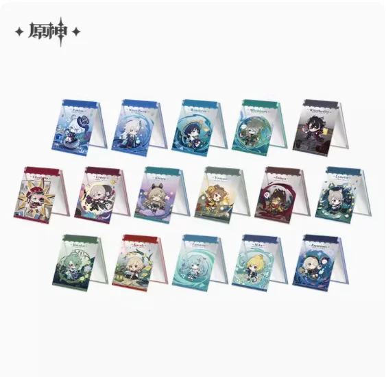 2024 Anime Genshin Impact Starlight letter Series Furina Neuvillette Wriothesley Acrylic Folding Mirror Official Original Gifts