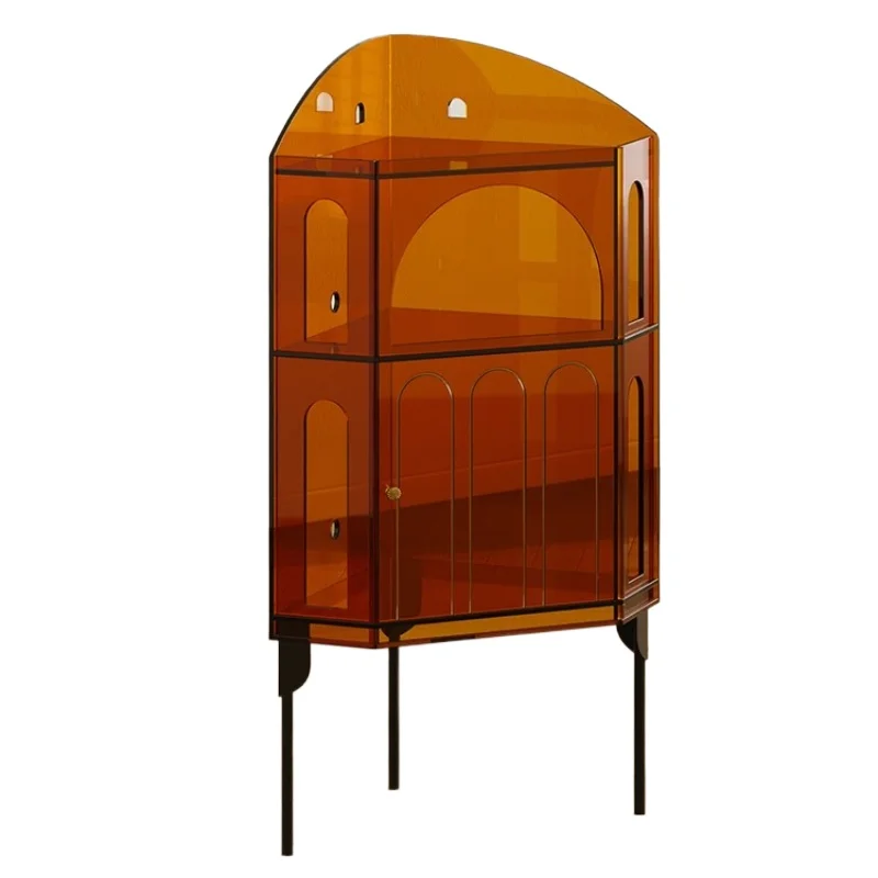 

Угловой шкаф для хранения треугольный шкаф Обеденный боковой шкафчик Гостиная Диван Боковой шкаф Угловой шкафчик