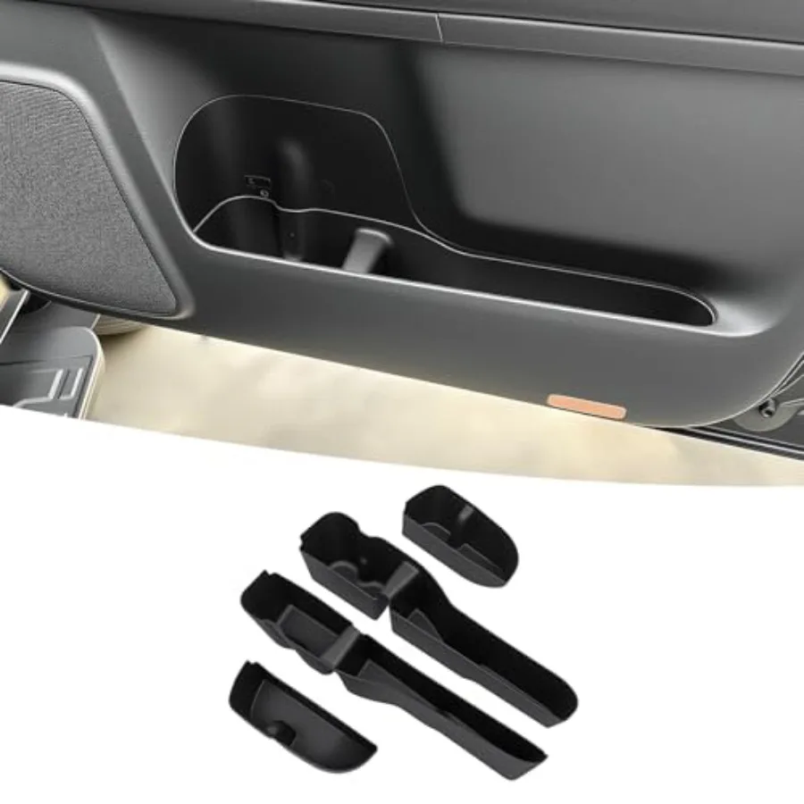 

Lower Door Storage Cup Holder Fits for 2010-2024 Toyota 4Runner Door Insert Pocket Compatible with 4Runner Interior Accessories