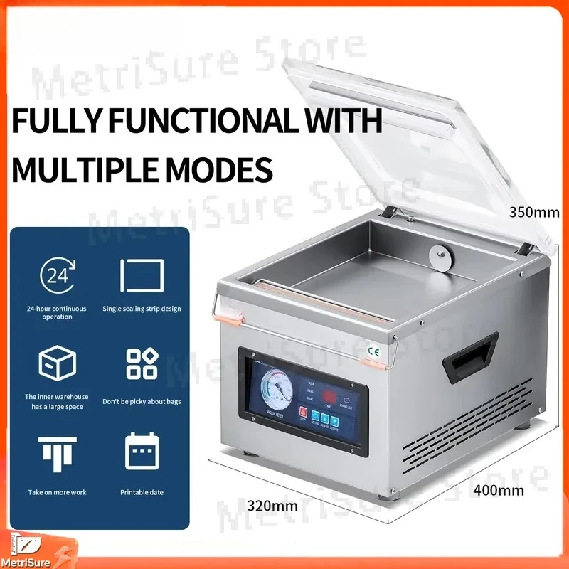 Automatic Desktop Vacuum Sealer for Food Meat Commercial Silage Packaging Vacuum Packaging Vacuum