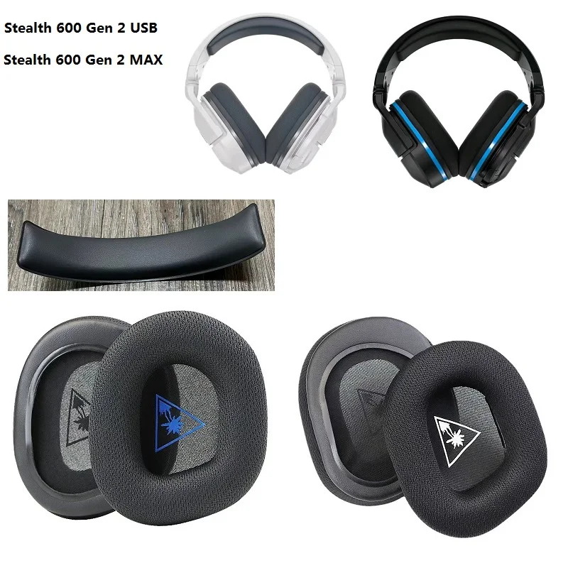 

Ear pads For Turtle Beach Stealth 600 Gen 2 USB/MAX Headphones replacement ear covers ear cushions headband cushion