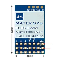 MATEKSYS matek EXPRESSLRS 2.4GHZ PWM VARIO RECEIVER  ELRS-R24-P6V  ELRS-R24-TD