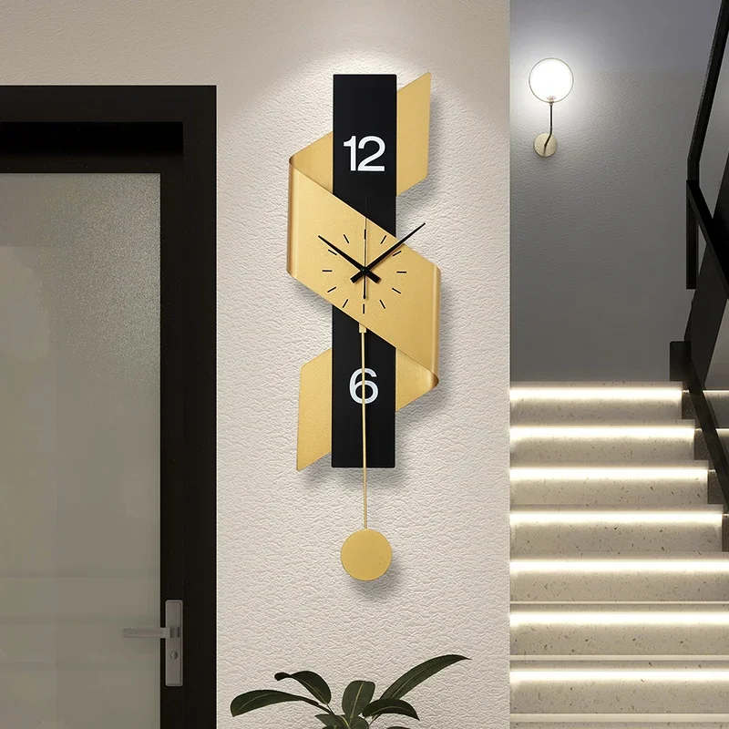 Living Room Modern Wall Clocks Simple Fashion Vintage Nordic Wall Clocks Minimalist Design Orologio Da Parete Home Decor