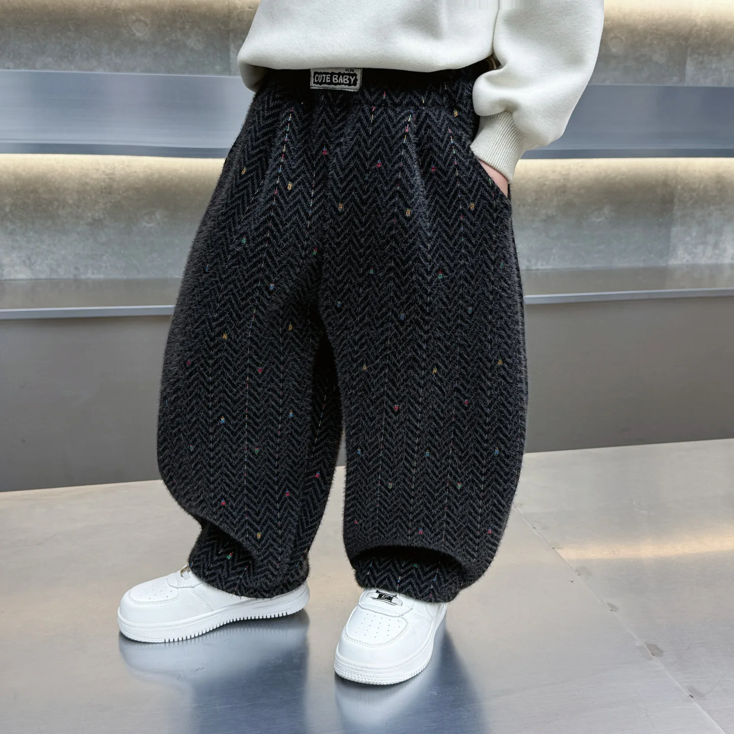 Spring Autumn Boys Pants Casual Kids  Loose Pants Cotton Comfortable Teen Pants Children Straight Trousers 2-10 Years