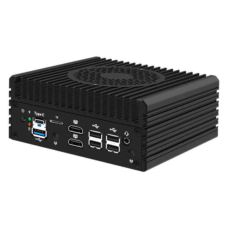 N355 N305 Intel 12th N150 N100 Firewall Computer NAS Server Proxmox 2x10G SFP+2xi226-V 2.5G Mini PC Soft Router 2*HD DDR5 TV BOX