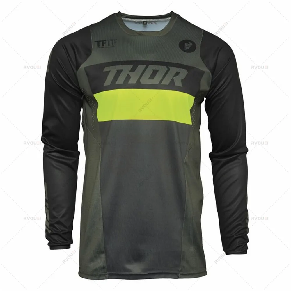 Long Sleeve Cycling Jersey, Downhill Enduro Jersey, Motorcycle, Motocross Racing, MTB, MX, ATV, BMX, ATV, New Team