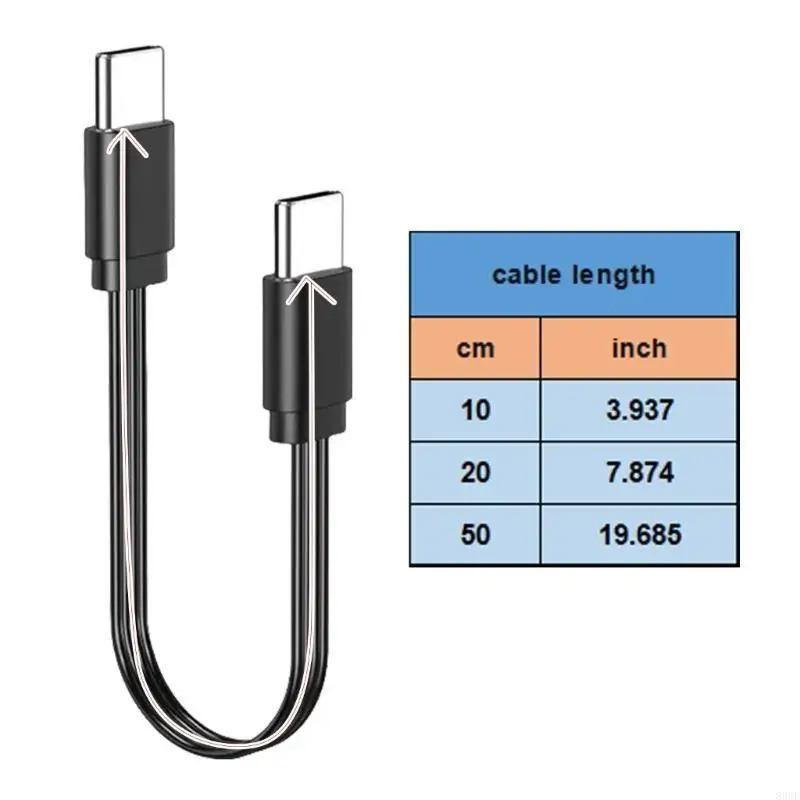 Câble polyvalent 65W Type C pour l'école voiture Utiliser 480 Mbps Données 83CF