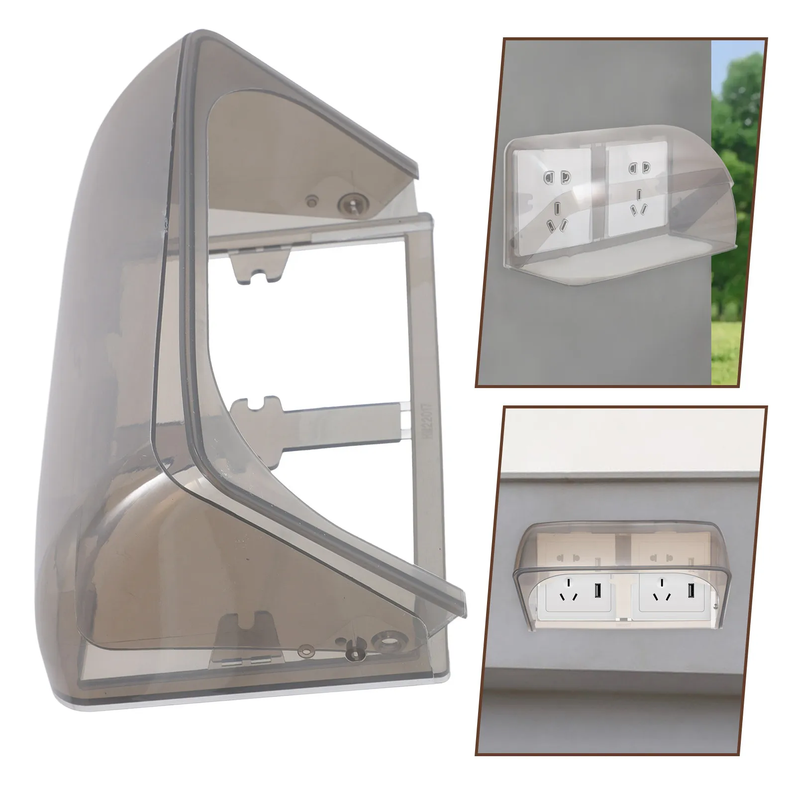Weatherproof Outlet Cover Outdoor Plastic Waterproof Socket Protector for Electrical Charging Station Receptacle Box Cover