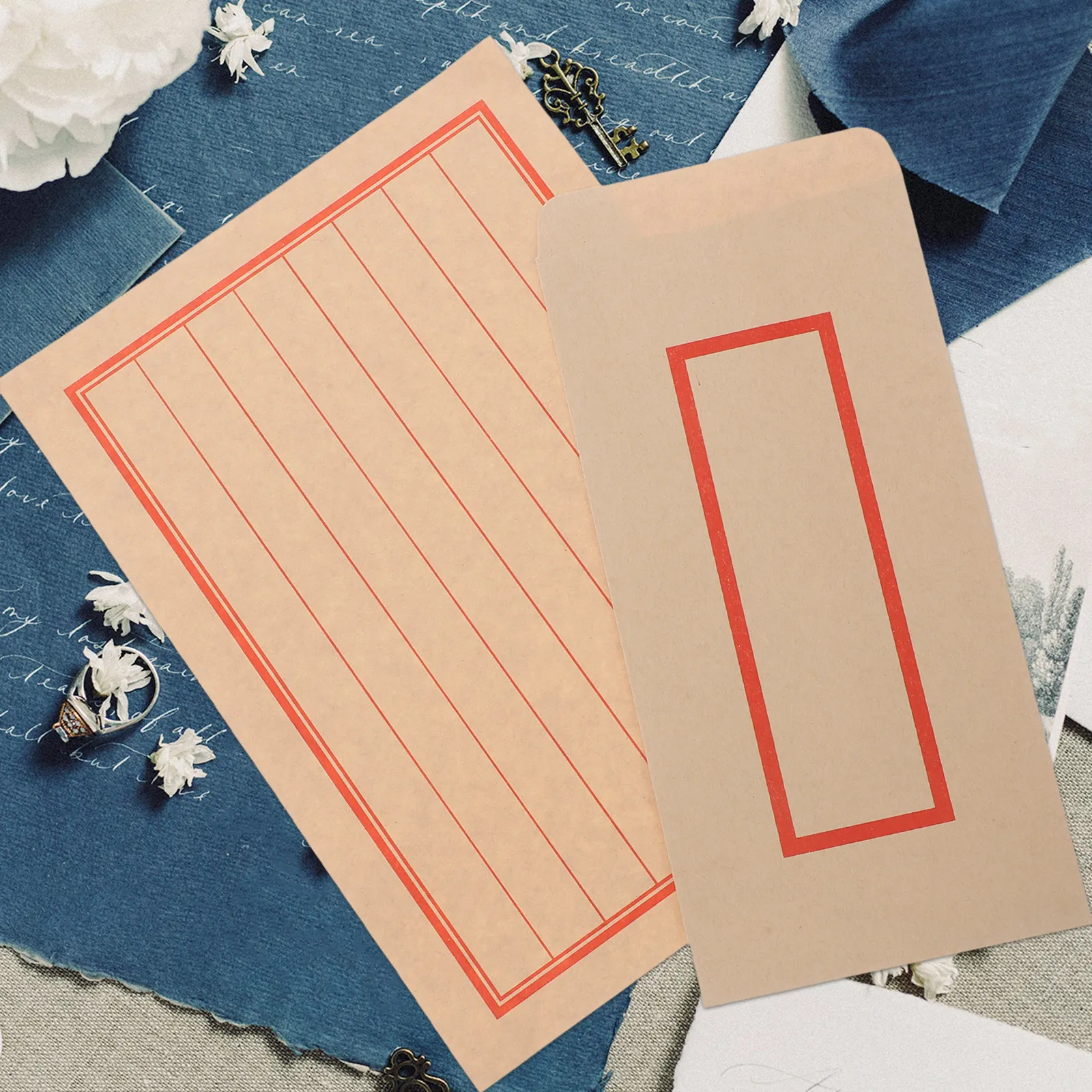 44 Adet Çin Zarf Kağıdı Seti R - Letter Envelope Kraft incelemesi ve fiyatı