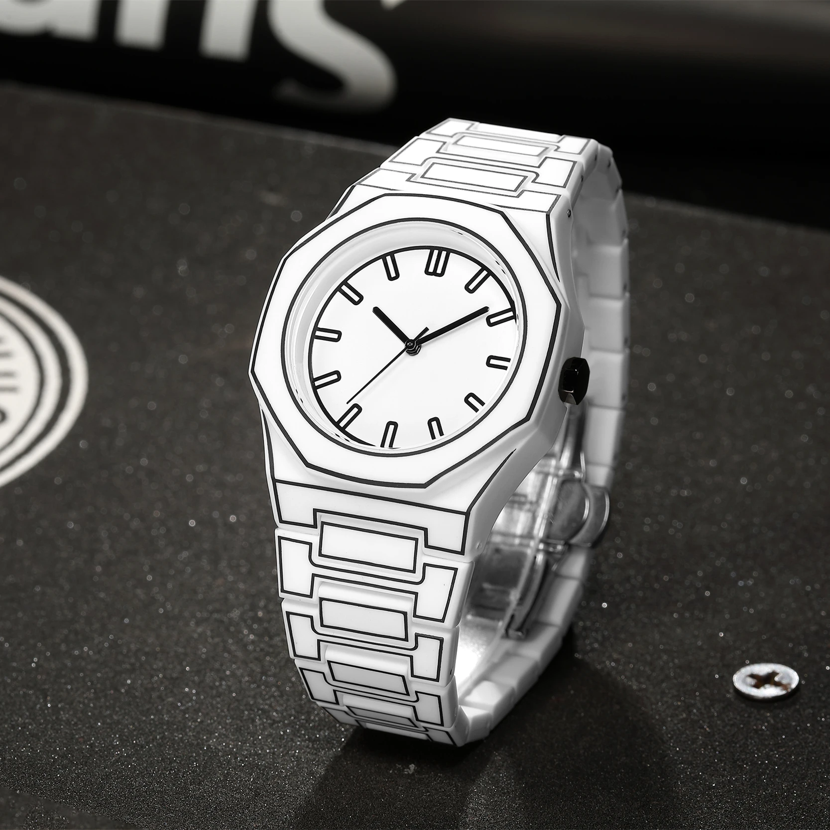 Simple Casual Men's Women's Watches, Macaroon Color Quartz Watches, Round Dial Quartz Watches, Suitable for Daily Life, Gifts